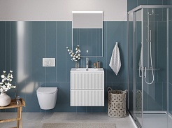 BelBagno Тумба под раковину Uno 60 подвесная Bianco Opaco – фотография-14
