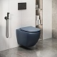 Grossman Унитаз подвесной Color GR-4411BLMS синий матовый – картинка-17