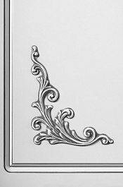 Водолей Мебель для ванной "Кармен 105" белая/серебро – фотография-5