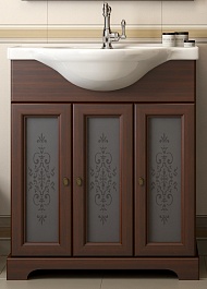 Opadiris Тумба под раковину Кама 75 орех – фотография-1