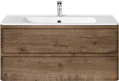 Vincea Тумба с раковиной Vico 100 подвесная дуб винтажный – фотография-1