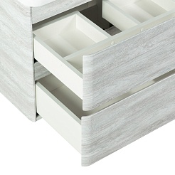 BelBagno Тумба с раковиной Albano-Cer 105 подвесная Rovere Vintage Bianco – фотография-7