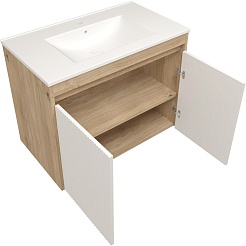 Teymi Фасад для тумбы Netta 80 Волна белый – фотография-4