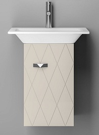  Тумба с раковиной Торус 50 R бежевый – фотография-1