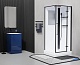 Esbano Душевая кабина ESM-QUADRO-90 (Right) 90x90 профиль чёрный – фотография-5
