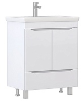 Vigo Тумба под раковину Grani 70 2 дверцы 1 ящик напольная белая