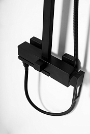 BelBagno Душевая система Luce LUC-VSCM-NERO чёрная – фотография-6