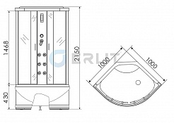 Erlit Душевая кабина ER5710TP-C24 – фотография-3