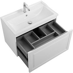 Cezares Тумба с раковиной Giubileo 80 подвесная брашированный ясень – фотография-5