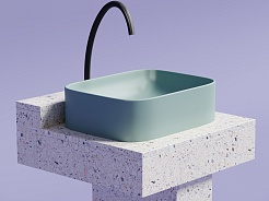 Ceramicanova Мебельная раковина Element 50 CN6052MLG зелёный матовый – фотография-7