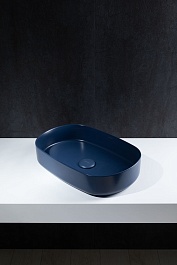 Allen Brau Мебельная накладная раковина Fantasy 55 4.11022.ID индиго – фотография-3