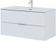 Aquanet Тумба с раковиной Алвита New 100 Flat подвесная белая матовая – картинка-28