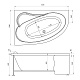 Aquanet Акриловая ванна Luna L – картинка-8