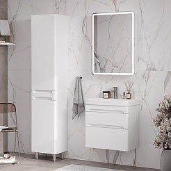 Equil Зеркальный шкаф Nice 60 R белый – фотография-7