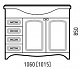 Corozo Мебель для ванной Классика 105 – фотография-10