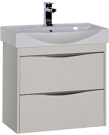 Aquanet Тумба под раковину Франка 65 слоновая кость – фотография-1