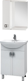 Mixline Мебель для ванной Квадро 65 L белая – фотография-1