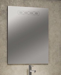  Зеркало для ванной Боско 70 белый – фотография-1