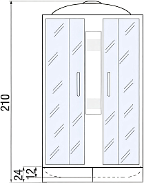 River Душевая кабина Nara Eco 100/24 – фотография-12