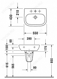 Duravit Раковина "D-Code" 23105500002 – фотография-6