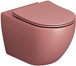 Grossman Унитаз подвесной Color GR-4411PIMS розовый матовый – фотография-1