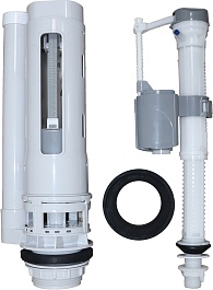 Azario Унитаз-компакт Anteo Square AZ-1218A безободковый с бачком с сиденьем микролифт белый – фотография-15