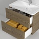 Водолей Мебель для ванной Adel 90 подвесная дуб крымский коричневый – картинка-9