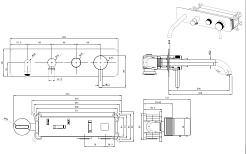 Allen Brau Смеситель для ванны Priority 5.31A05-00 (с внутренней частью) хром – фотография-15
