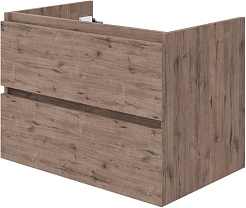 Teymi Тумба с раковиной Laina 70 подвесная дуб темный – фотография-7