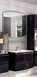 Акватон Полка стеклянная "Севилья 80" для ванной – фотография-3