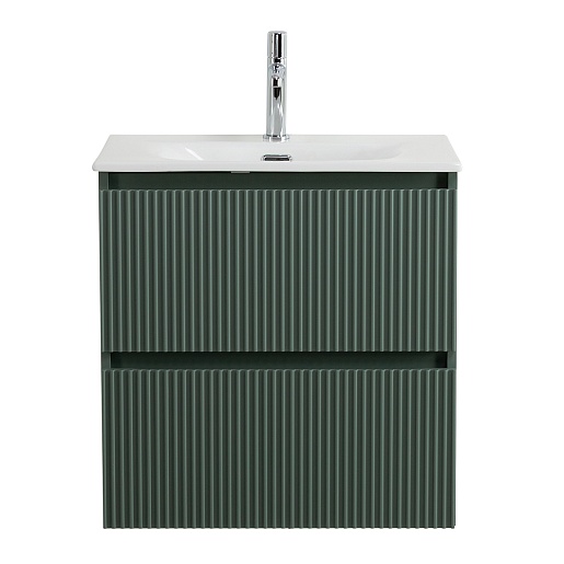 BelBagno Тумба с раковиной Uno 60 подвесная Еловый матовый с раковиной BB-8099-60 – фотография-2