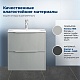 Aquanet Тумба под раковину Арт 2.0 60 подвесная мисти грин матовая – картинка-13