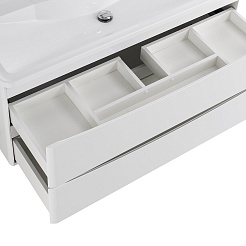 BelBagno Тумба под раковину Acqua 120 подвесная Bianco Lucido – фотография-6