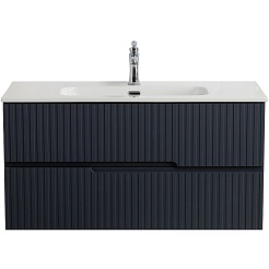 Cezares Тумба с раковиной Duet-N 100 подвесная grafito – фотография-2