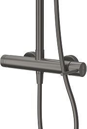 Cezares Душевая система RELAX-CD-GM оружейная сталь – фотография-3