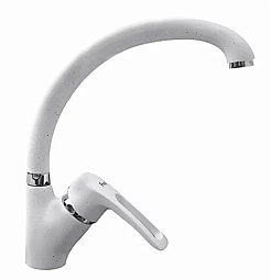 Frap Смеситель для кухни H66 F4166-8 белый – фотография-1