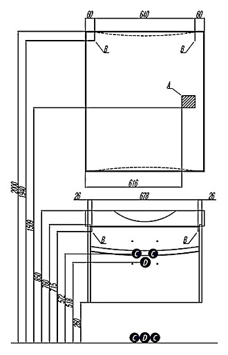 Акватон Мебель для ванной Инфинити 76 ясень коимбра – картинка-7