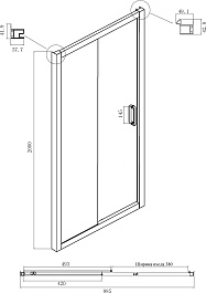 Ambassador  Душевой уголок Forsa 100x120 17021116AX-120AX – фотография-7