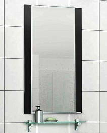 Акватон Зеркало для ванной "Ария 50" черное – фотография-1