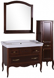 ASB-Woodline Зеркало для ванной Модерн 105 Антикварный орех – фотография-3