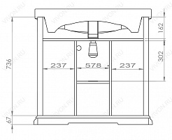 Aquanet Мебель для ванной Лагуна 120 (175443) – фотография-5