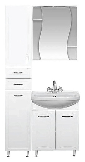 Misty Мебель для ванной Классик Лиана 60 прямая L – картинка-3