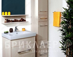 Бриклаер Пенал для ванной Чили 34 светлая лиственница – фотография-2