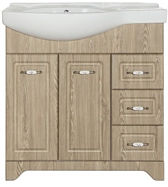 Style Line Тумба для умывальника Олеандр-2 82 карпатская ель – фотография-1