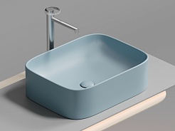 Ceramicanova Мебельная раковина Element 50 CN6052ML голубой матовый – фотография-2