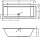 Riho Акриловая ванна LUGO 190х80 L – картинка-6