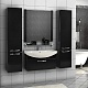 Акватон Мебель для ванной Ария 80 черная – фотография-12