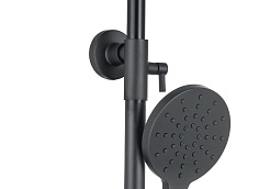 Aquatek Душевая стойка AQ2060MB матовая черная – фотография-2