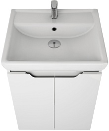 Dreja Тумба под раковину Q Plus (D) 55 белая – фотография-5