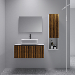 Зов Шкаф-пенал Кито 27 белый/тростник – фотография-2